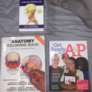 Anatomy and Physiology Study Books